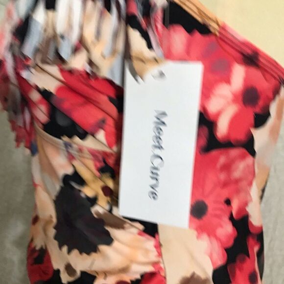 Meet Curve NWT Floral Fringe One Piece Swimdress Size XL - Picture 7 of 8